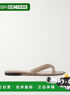 1h可退 香港直邮潮奢 The Row 女士 Sacha 皮质人字拖 F1697SN65