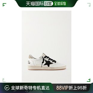 Star 香港直邮潮奢 仿旧金属感皮革帆布 Ball 女士 GOLDEN GOOSE