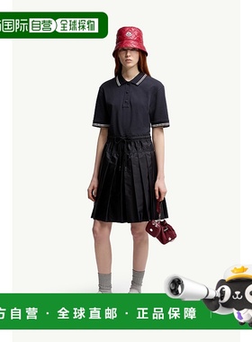 欧洲直邮MONCLER (2025新品) Robe polo en pique de coton连衣裙