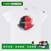 香港直邮MONCLER 男童T恤 J19548C0002289AFV002 1h可退 白色