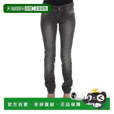 自营John Galliano Wash Cotton Blend Slim Fit Stretch Women's