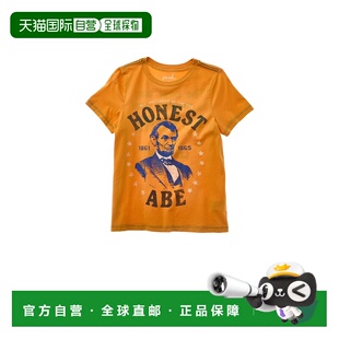 自营Peek Kids Honest Abe T-Shirt - yellow 美国奥莱直发