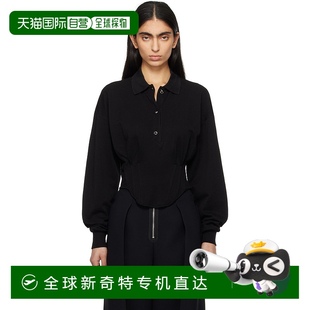 Polo 黑色 Corseted 25P3TO0707601 衫 穆勒 香港直邮Mugler 女士