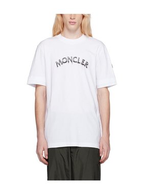 MONCLER 男士T恤 J10918C0000289A17BRILLIANTWHITE001