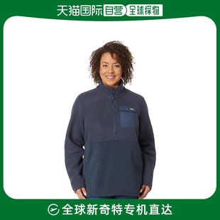 抓绒毛毛混合式 香港直邮潮奢 l.l.bean 女士加大码 拼色毛衣