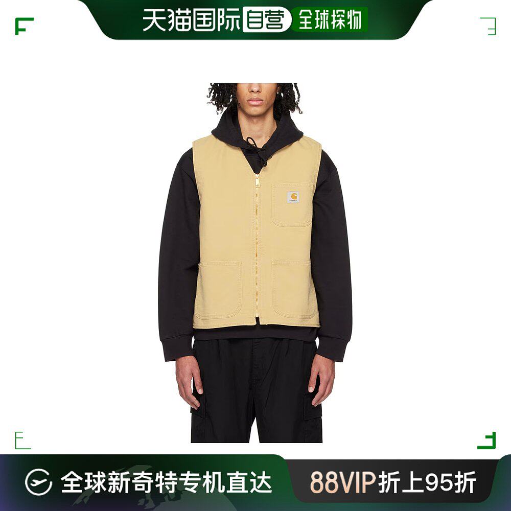 香港直邮潮奢 carhartt 卡哈特 男士 arbor 徽标马甲 i031521