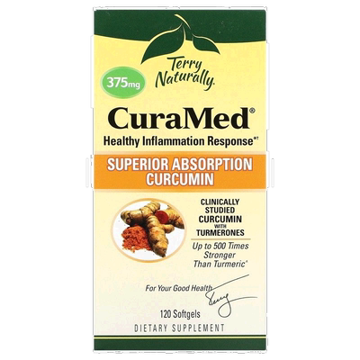 香港直发terry naturally姜黄素软凝胶护关节温和好吸收健康120粒