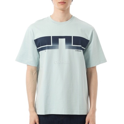 韩国直邮J.LINDEBERG Parcie 徽标 T 恤 (FMJT15245-O141)