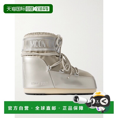 香港直邮1h可退 Moon Boot 月亮靴 女士 Icon Glow Glance PVC 金