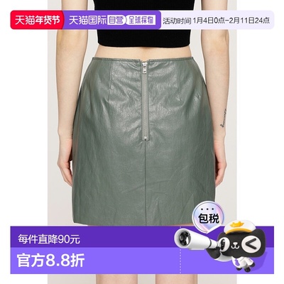 日本直邮SLY F/LEATHER TIGHT 短款裙子 [SL3994EW22315] 棕色