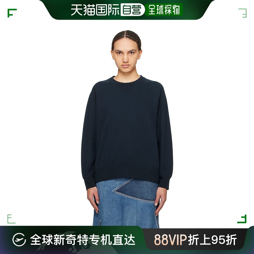 香港直邮潮奢 Visvim维斯维木女士海军蓝 Amplus套头衫 32410