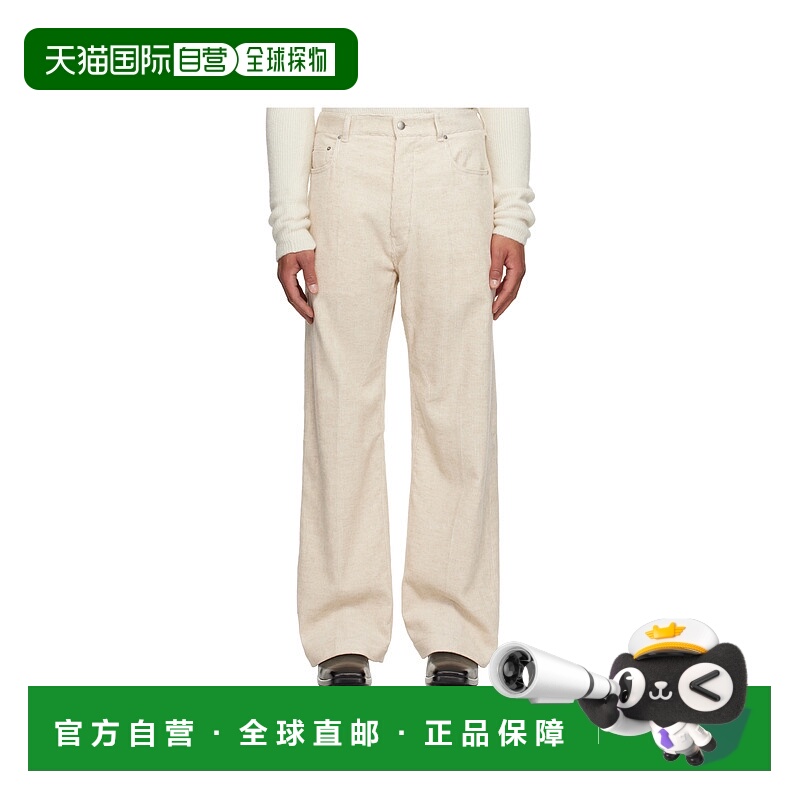 1h可退 香港直邮RICK OWENS 男士休闲裤 RU02E1335MLC21 AW2025