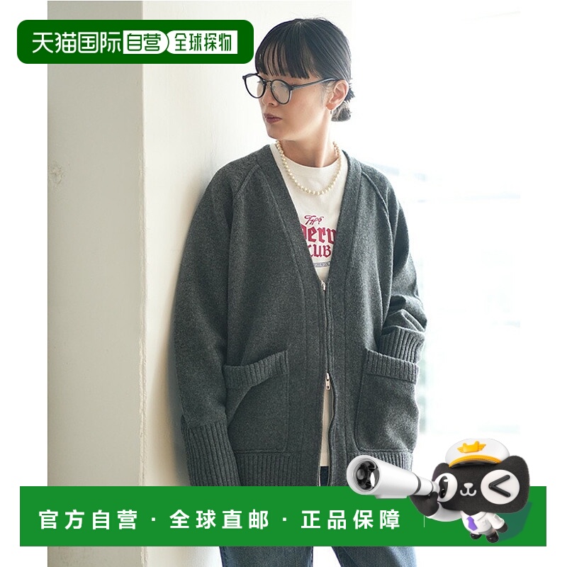 日本直邮SHINZONE 羊毛针织拉链开衫 女士上衣 [25AMSNI07]