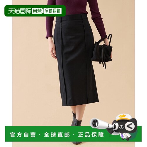 1h可退 日本直邮martinique 女士梳毛直筒裙 A0343FS329羊毛