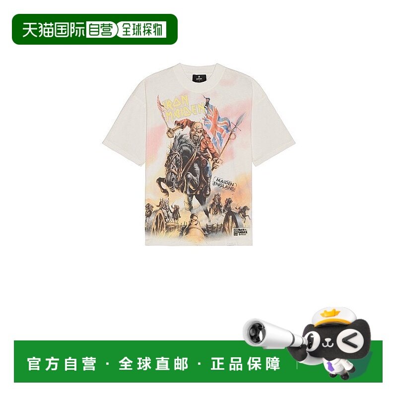 1h可退 香港直邮Represent 男士 x Maiden Steed 熨平T恤 MLM1005