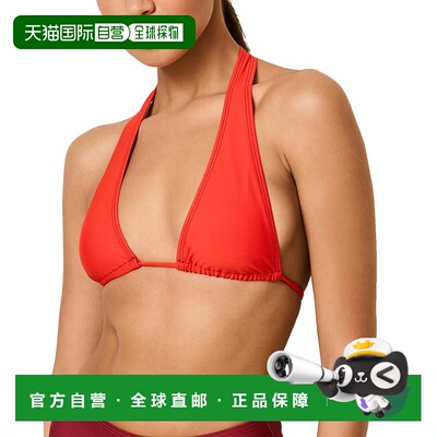 自营 Solid & Striped The Yasmeen Bikini Top - red 美国奥莱直