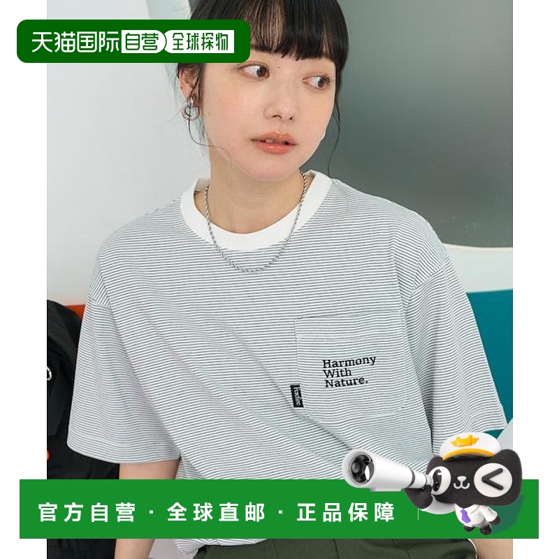 1小时内可退 日本直邮Foxfire 联名 拼接口袋T恤针织运动刺绣