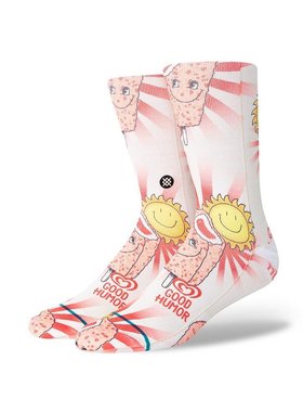 STANCE GOOD HUMOR 男女同款冰淇淋图标中筒袜 A555C23GOO#PNK