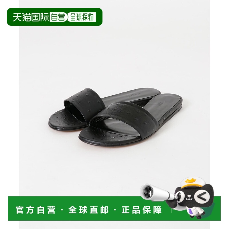 1h可退 日本直邮LE MONDE BERYL 女士牛革凉鞋 鸵鸟纹压花 舒适轻