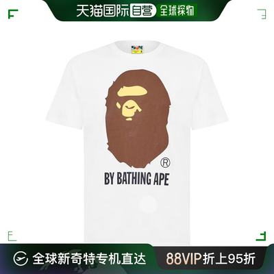 香港直邮潮奢 A Bathing Ape 猿人头 男士 Ape T恤
