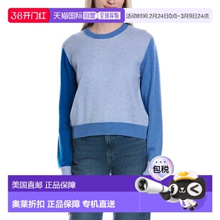 自营Brodie Cashmere Colorblocked Wool & Cashmere-Blend Sweat