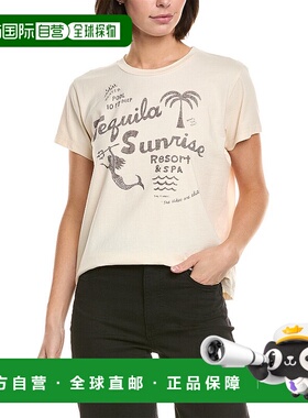 自营MOTHER The Boxie Goodie Goodie T-Shirt - white 美国奥莱