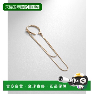 日潮跑腿COCOSHNIK 丝质圆柱形耳环（单耳用）00耳圈耳饰耳夹配饰