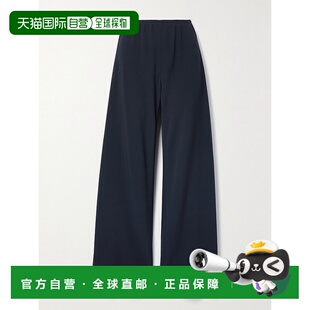 香港直邮The Row 女士 海军蓝阔腿休闲裤 1766W1968阔腿裤