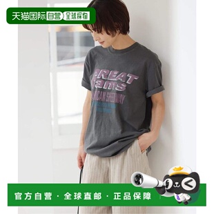 1h可退 日本直邮JOURNAL STANDARD relume 纪念性颜料T恤牛仔外套