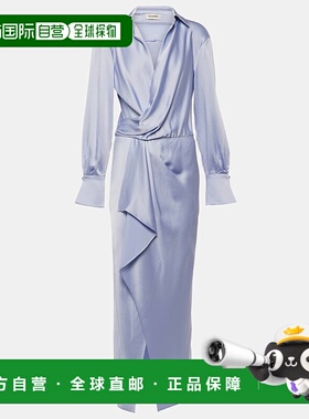 1h可退 香港直邮Simkhai 女士 Talita 缎面长款连衣裙 001397