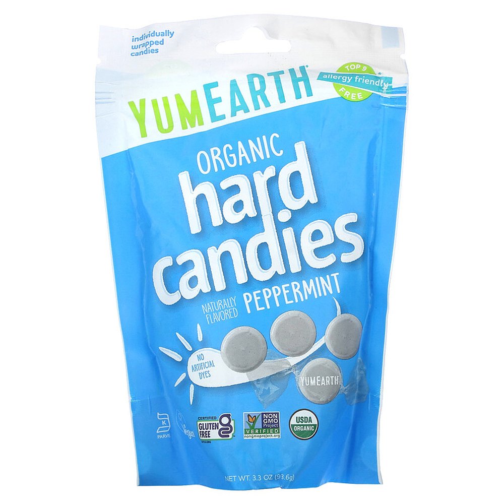 香港直发yumearth美味地球野生薄荷硬糖有机天然植物原料93.6g