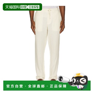 1h可退 香港直邮VINCE 男士 贴袋抽绳裤子 MS1562652 beige米色