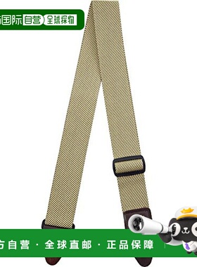 【日本直邮】ERNIE BALL吉他背带电吉他电贝斯背带呢制土黄色