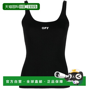 1h可退 香港直邮OFF-WHITE C O VIRGIL ABLOH 女士 圆领徽标背心