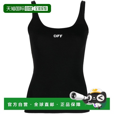 1h可退 香港直邮OFF-WHITE C O VIRGIL ABLOH 女士 圆领徽标背心
