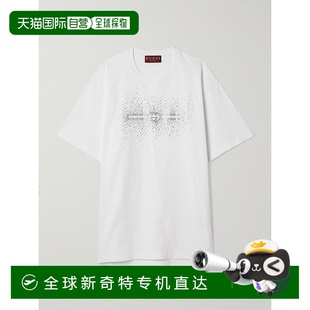 女士 813616 Gucci 1h可退 古馳 飾棉針織T恤 香港直郵潮奢 水晶裝