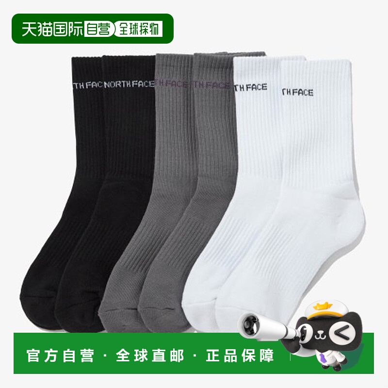 韩国直邮THE NORTH FACE 户外运动休闲百搭舒适长袜 NY4MN56J北面