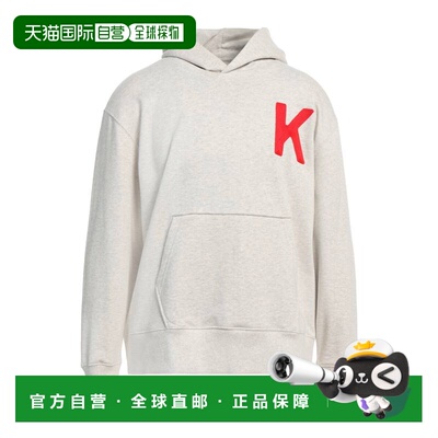 1h可退 香港直邮kenzo 高田贤三 男士 连帽卫衣 grey灰色 舒适时