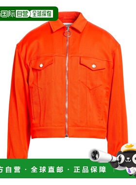 1h可退 香港直邮Moschino 莫斯奇诺 男士 夹克 orange橙色 舒适时