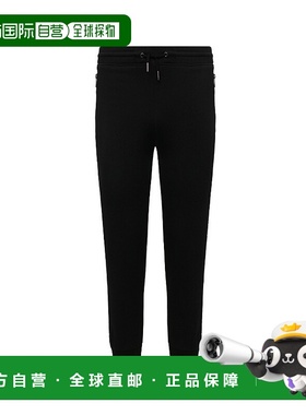 香港直邮Givenchy 黑色徽标运动裤 BM50RY30AE纪梵希卫裤休闲裤
