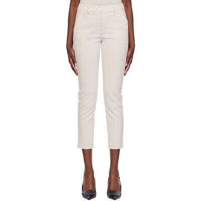 潮奢 MaxMara 麦斯玛拉 女士 灰白色 Farad 长裤 2416781078600