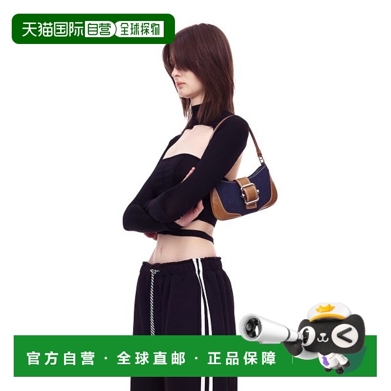 韩国直邮OSOI女士通用款女包SHOULDER BROCLE_SMALL [DENIM COMBI]