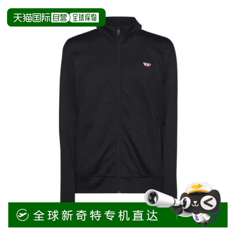 香港直邮DIESEL 男士针织毛衣 A036680DLAA9XXB AW2022 黑色 字母