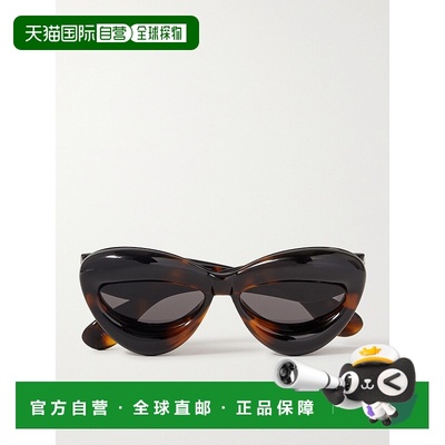 1h可退 香港直邮潮奢 LOEWE 罗意威 女士 Inflated 猫眼醋纤太阳