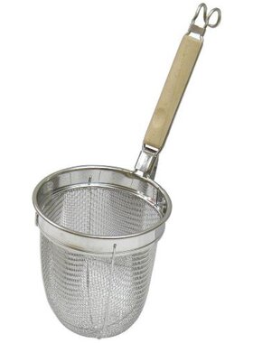 日本直邮Pearl Metal珍珠金属 日本商用木柄乌冬面漏勺 R-10567