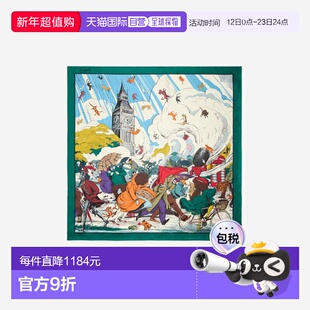 香港直邮BURBERRY 女士围巾 8120327KEWGREEN SS2026 红色