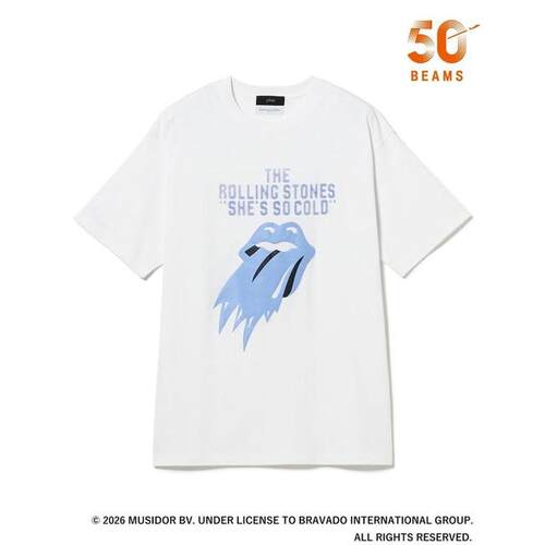 日本直邮BEAMS U/MUSIC * IG / THE ROLLING STONES 图案T恤