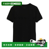 香港直邮GIVENCHY 黑色 AW2024 女士T恤 BW70BFP6VY008