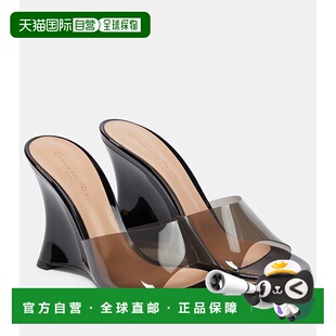 1h可退 香港直邮Gianvito Rossi 吉安维托 罗西 女士 坡跟皮质凉