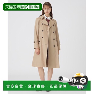 1h可退 日本直邮BLUE LABEL CRESTBRIDGE 女士 轻量嘎巴甸风战壕